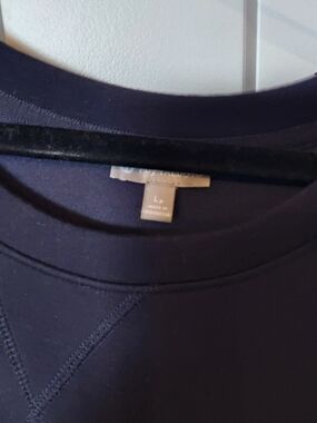 Talbots Navy Short Sleeve Air Knit Tee